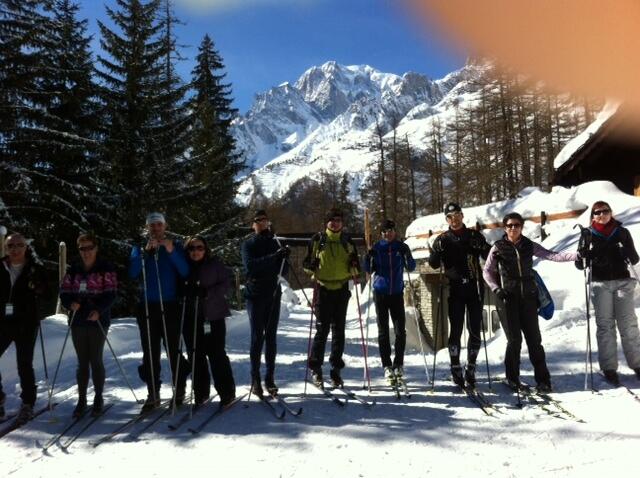 Le groupe au départ Le groupe au départ