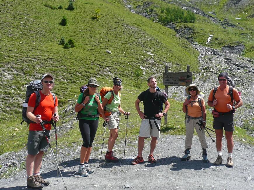 Départ pour le refuge Départ pour le refuge